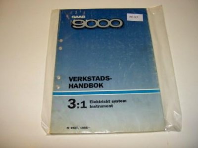 Verkstadshandbok, lätt beg, Elsystem Instrument