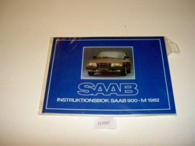 Instruktionsbok, 900 1982