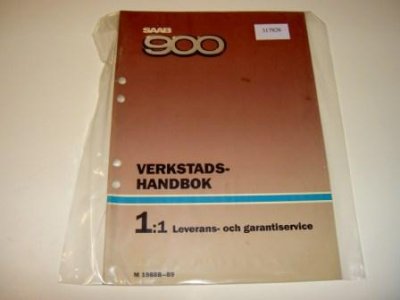 Verkstadshandbok, lätt beg, Leverans- och Garantiservice