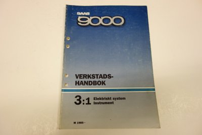 Verkstadshandbok, lätt beg, Elsystem Instrument