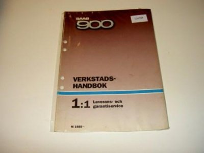Verkstadshandbok, lätt beg, Leverans- och Garantiservice