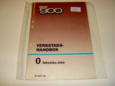 Verkstadshandbok, lätt beg, Tekniska data