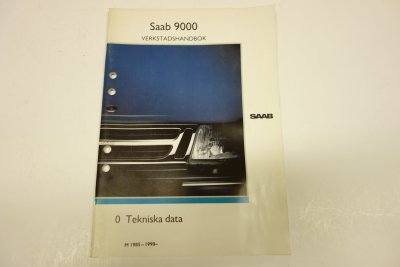 Verkstadshandbok, lätt beg, Tekniska Data