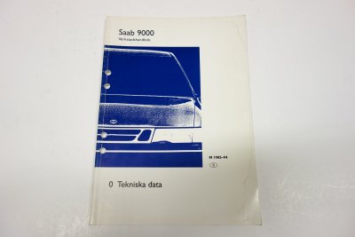 Verkstadshandbok, lätt beg, Tekniska Data