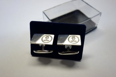 Manchettknappar, Silver