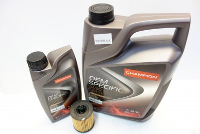 Motorolja 6L Ink Oljefilter 5W30