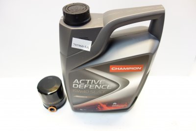 Motorolja 5L 15W40 Ink Oljefilter