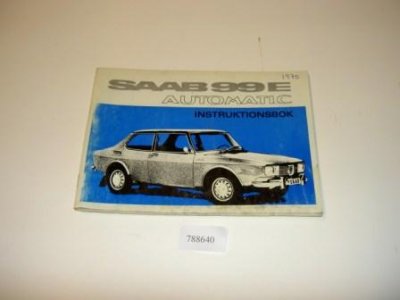 Instruktionsbok 99-70 automat